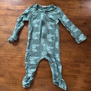 Kate Quinn Bamboo Mushroom Snail Footie • 6-9 Months